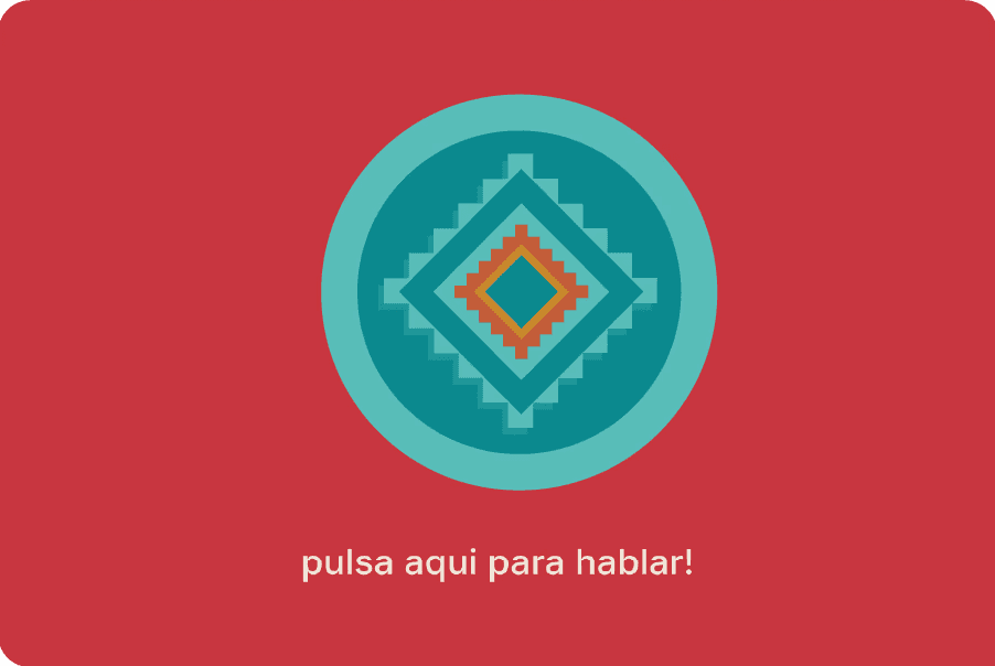 Botón para hablar con el chatbot de voz