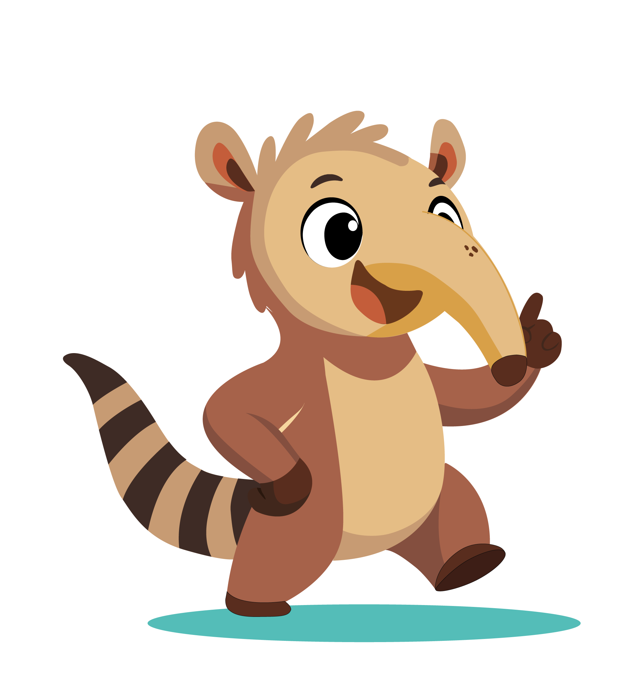 Mascota de TIN señalando la recompensa